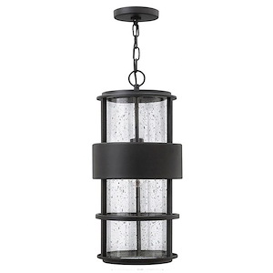 Saturn - 1 Light Large Outdoor Hanging Lantern in Modern Style - 10 Inches Wide by 21.25 Inches High - 758767