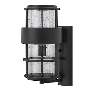 Saturn - 1 Light Medium Outdoor Wall Lantern in Modern Style - 8 Inches Wide by 16 Inches High - 758766