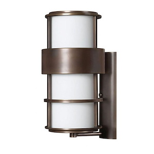 Saturn - 1 Light Large Outdoor Wall Lantern in Modern Style - 10 Inches Wide by 20.25 Inches High - 758765