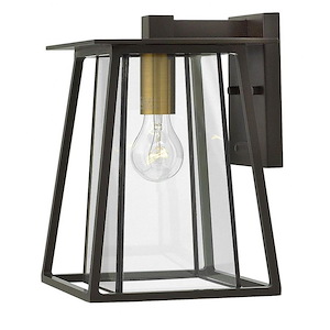 Walker - One Light Small Outdoor Wall Mount in Transitional and Craftsman Style - 8.25 Inches Wide by 12.25 Inches High - 758983