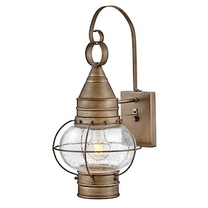 Cape Cod - 1 Light Small Outdoor Wall Lantern in Traditional and Coastal Style - 8.5 Inches Wide by 18 Inches High - 759007