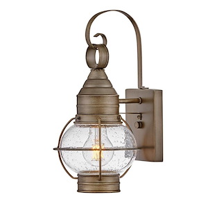 Cape Cod - 1 Light Extra Small Outdoor Wall Lantern in Traditional and Coastal Style - 7 Inches Wide by 14 Inches High - 759013
