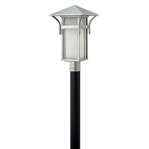 Harbor - 1 Light Large Outdoor Post Top or Pier Mount Lantern - Transitional-Craftsman-Coastal Style - 11 Inch Wide by 19.5 Inch High - 758760