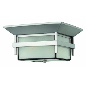 Harbor - 2 Light Medium Outdoor Flush Mount in Transitional-Craftsman-Coastal Style - 12.25 Inches Wide by 7 Inches High - 758758