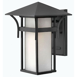 Harbor - 1 Light Medium Outdoor Wall Lantern in Transitional and Craftsman and Coastal Style - 9 Inches Wide by 13.5 Inches High - 758757