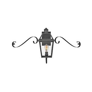 Nouvelle - 1 Light Small Outdoor Wall Lantern in Traditional Style - 37 Inches Wide by 18.5 Inches High - 1267354