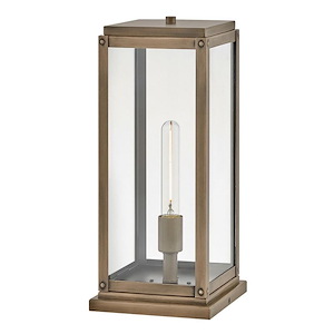 Max - 8W 1 LED Medium Outdoor Pier Mount-17 Inches Tall and 7.25 Inches Wide - 1320106