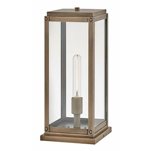 Max - 8W 1 LED Medium Outdoor Pier Mount-17 Inches Tall and 7.25 Inches Wide - 1320216