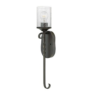 Casa - 1 Light Wall Sconce in Rustic Style - 5 Inches Wide by 24 Inches High - 755622