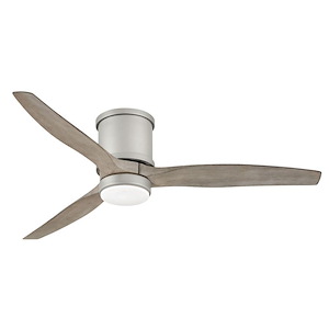 Hover Flush - 52 Inch 3 Blade Ceiling Fan with Light Kit