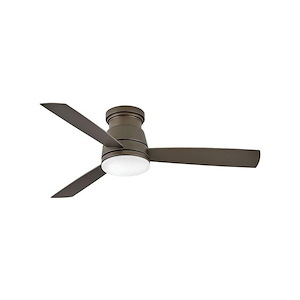 Trey - 52 Inch 3 Blade Ceiling Fan with Light Kit