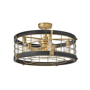 Bryce - 30W 5 LED Fandelier In Style-18.5 Inches Tall and 27 Inches Wide