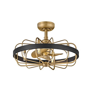 Eli - 18W 4 LED Fandelier In Style-17.75 Inches Tall and 22 Inches Wide