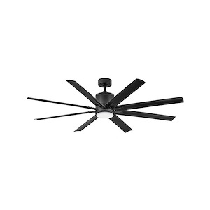 Vantage - 8 Blade Ceiling Fan with Light Kit-16.75 Inch Tall and 66 Inch Wide - 1363973