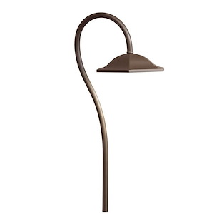 Shepherd&#39;s Crook - 4.3W 1 LED Path Light - 8 inches wide