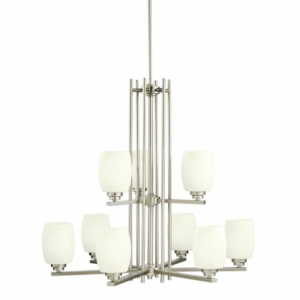 Kichler Eileen 9-Light Brushed Nickel Modern/Contemporary Chandelier