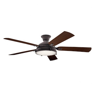 Hatteras Bay - Ceiling Fan with Light Kit - with Traditional inspirations - 17.5 inches tall by 60 inches wide - 938538