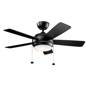 Starkk - Ceiling Fan with Light Kit - 13.75 inches tall by 42 inches wide - 492325