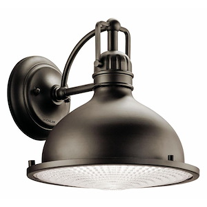 Hatteras Bay - 1 light X-Large Outdoor Wall Lantern - with Vintage Industrial inspirations - 10.25 inches tall by 10.5 inches wide - 391815