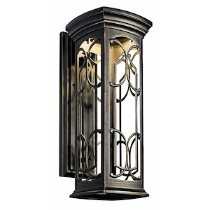 Franceasi - 1 light Wall Mount - with Traditional inspirations - 22 inches tall by 8.5 inches wide - 210908