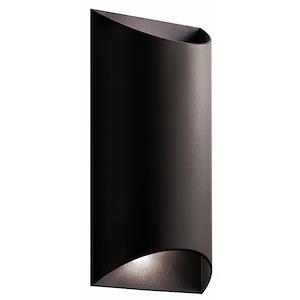 Wesley - 20W 2 LED Medium Outdoor Wall Lantern - 13.75 inches tall by 7 inches wide - 479117
