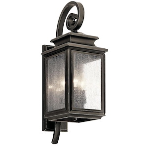 Wiscombe Park - 3 light Outdoor Medium Wall Mount - 21.75 inches tall by 7.5 inches wide - 409834