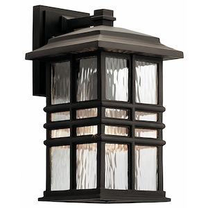 Beacon Square - 1 Light Outdoor Wall Sconce in Craftsman/Mission Style made with Climates Materials for Coastal Environments