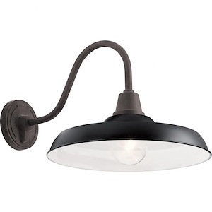 Pier - 1 light X-Large Outdoor Wall Lantern - with Vintage Industrial inspirations - 16.25 inches tall by 16.5 inches wide