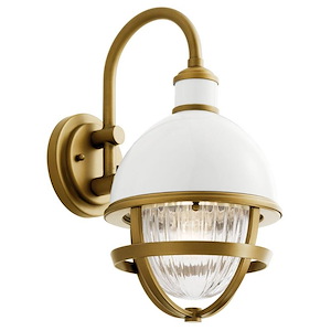 Tollis - 1 Light Small Outdoor Wall Lantern - 15.25 inches tall by 8 inches wide - 1031941