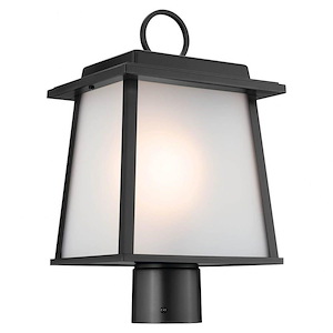 Noward - 1 Light Outdoor Post Lantern In Arts and Crafts and Mission Style-15 Inches Tall and 7.5 Inches Wide - 1149379