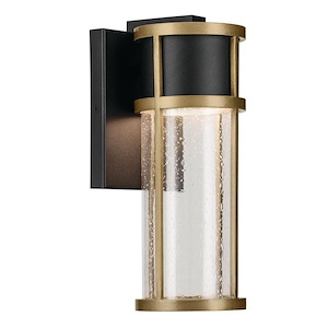 Camillo - 18W 1 LED Small Outdoor Wall Mount In Minimalist Style-12 Inches Tall and 4.75 Inches Wide - 1314446