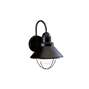 Seaside - 1 Light Medium Outdoor Wall Mount-12 Inches Tall and 8 Inches Wide