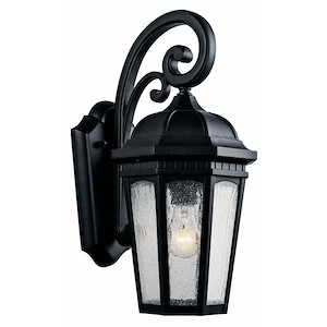 Courtyard - 1 light Outdoor Medium Wall Mount - with Traditional inspirations - 17.75 inches tall by 8.25 inches wide - 409902