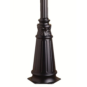 Accessory - 72 Inch Outdoor Post - Aluminum Post with Decorative Base - 21259