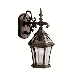 Townhouse - 1 light Outdoor Wall Bracket - 15.25 inches tall by 7.25 inches wide