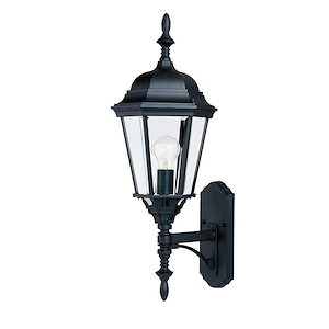 Westlake-1 Light Outdoor Wall Lantern in Mediterranean style-9.5 Inches wide by 24 inches high