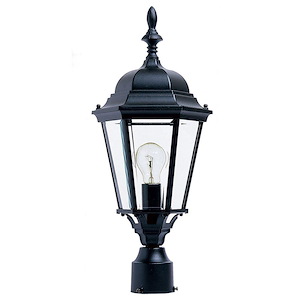 Westlake-One Light Outdoor Pole/Post Lantern in Mediterranean style-9.5 Inches wide by 21 inches high