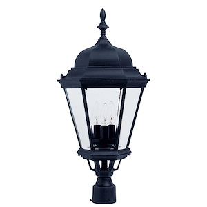 Westlake-Three Light Outdoor Pole/Post Mount in Mediterranean style-13 Inches wide by 28 inches high