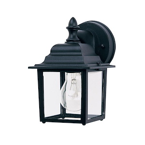 Cast-One Light Outdoor Wall Mount in Early American style-5.5 Inches wide by 8.5 inches high
