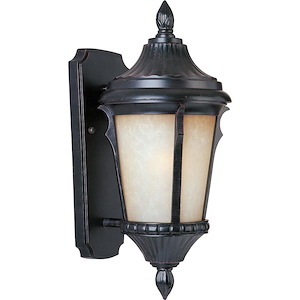 Odessa-1 Light Outdoor Wall Lantern in Early American style-11.5 Inches wide by 26.5 inches high