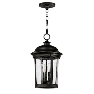Dover DC-Three Light Outdoor Hanging Lantern in Mediterranean style-10 Inches wide by 17 inches high