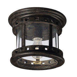 Santa Barbara DC-One Light Outdoor Flush Mount in
