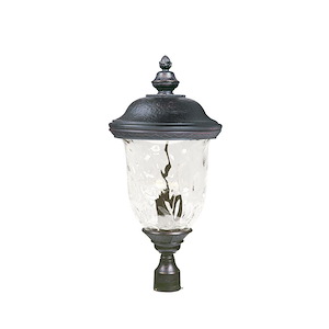 Carriage House DC-Three Light Outdoor Pole/Post Mount in Early American style-14 Inches wide by 29 inches high - 1213787