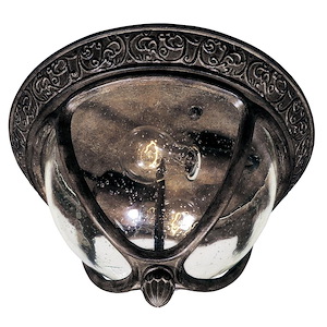 Knob Hill DC-Two Light Outdoor Flush Mount in European style-13 Inches wide by 10 inches high - 1213763