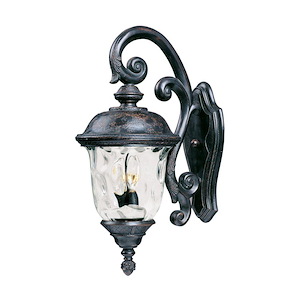 Carriage House DC-3 Light Outdoor Wall Lantern in Early American style-14 Inches wide by 31 inches high