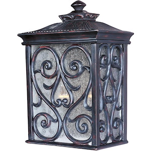Newbury VX-Two Light Outdoor Wall Mount in Mediterranean style made with Vivex Material for Coastal Environments - 168593