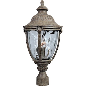 Morrow Bay VX-Three Light Outdoor Pole/Post Mount in European style made with Vivex Material for Coastal Environments - 168720