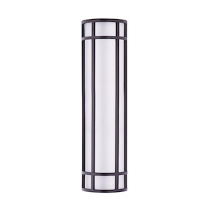 Moon Ray-Outdoor Wall Lantern Stainless Steel/Opal Acrylic-6 Inches wide by 24 inches high - 549698