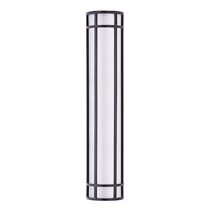 Moon Ray 30 Inch Outdoor Wall Lantern Stainless Steel/Opal Acrylic Approved for Wet Locations - 549697