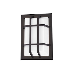 Trilogy-15W 1 LED Outdoor Wall Sconce-8 Inches wide by 12 inches high - 1213794